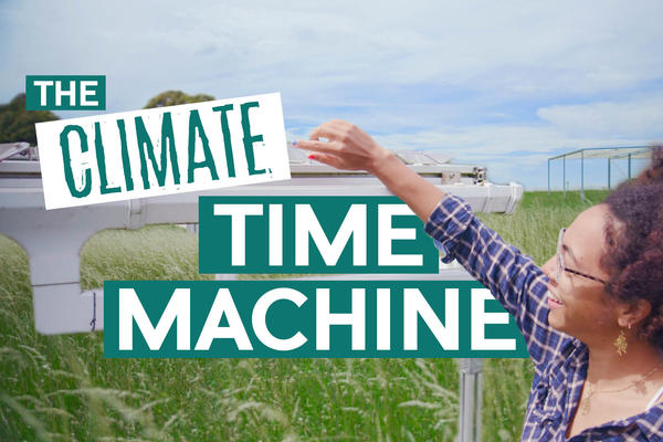 Title card: The Climate Time Machine