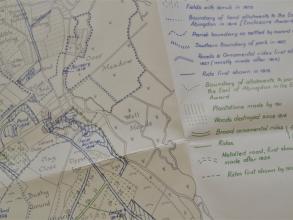 a section of the pull out map