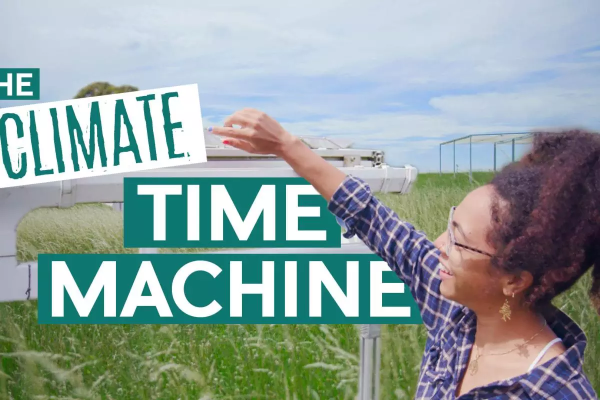Title card: The Climate Time Machine